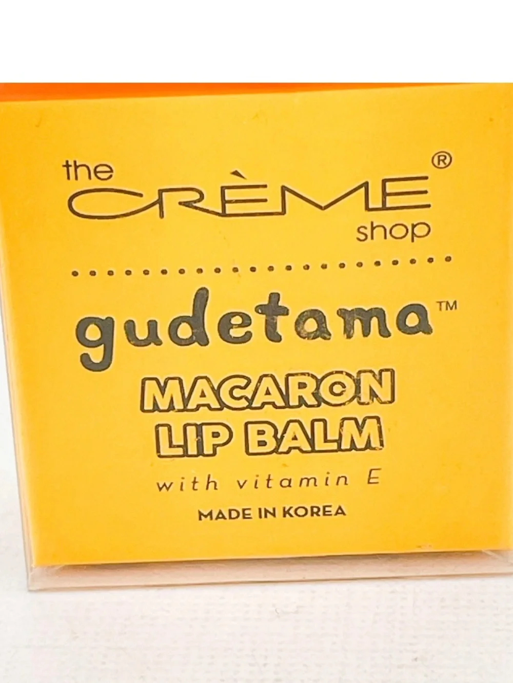 NWT The Crème Shop Limited Edition Gudetama Macaron Lip Balm